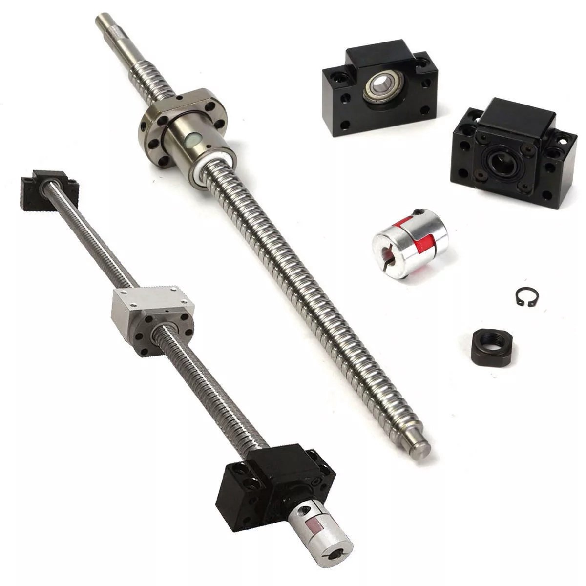 1 Set 8211 RM1605 360mm Antibacklash Ball Screw 038 Nut with BF12BK12 038 63510mm Coupler