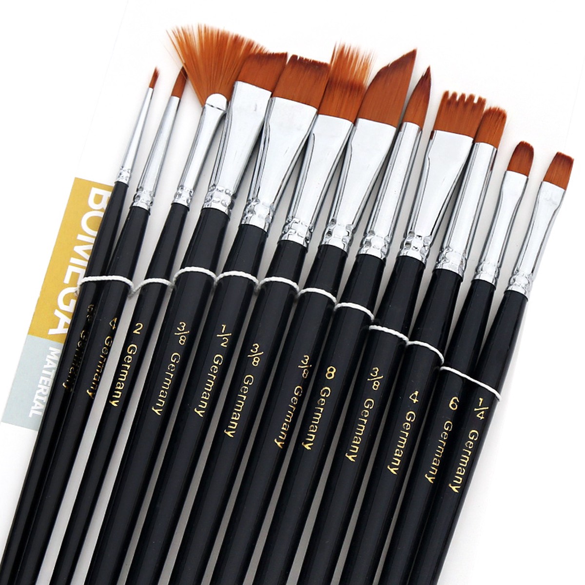 12 pcs Premium Watercolor Art Brush Set 8211 Art Supplies