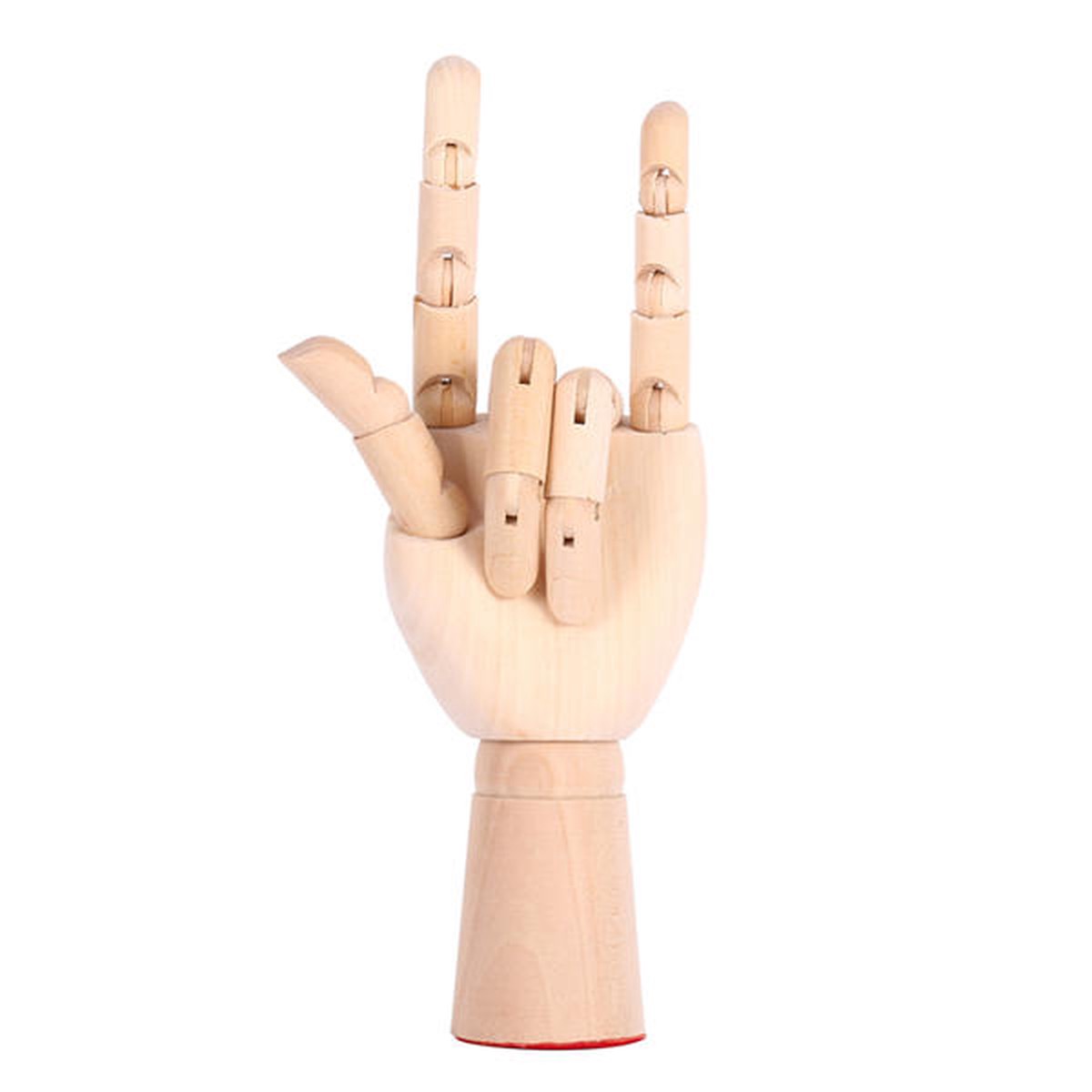 10-Inch Articulated Wooden Model Women8217s Left Hand for Artistry and Crafts