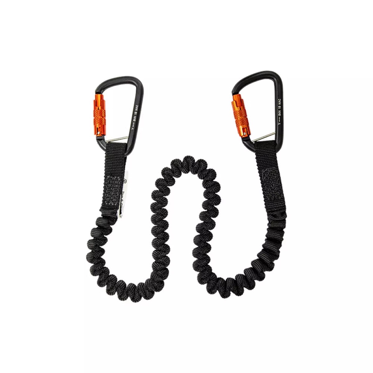 15 Lb Elasticated Tool Tether 2 Carabiner