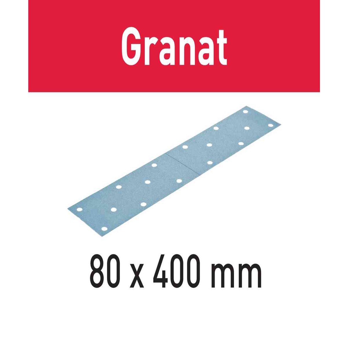 Slippapper Granat 80215400 P80 GR50