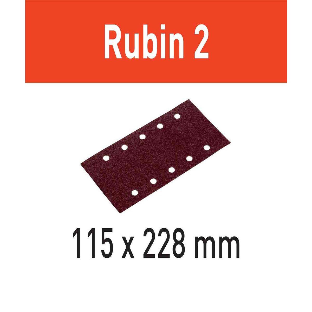 Slippapper STF 115 P60 RU250 Rubin 2