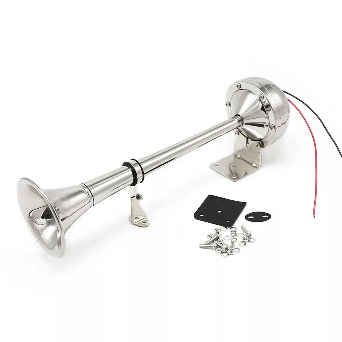 125dB Single Trumpet Air Horn 8211 Perfect for Cars Trucks and Marine Boats