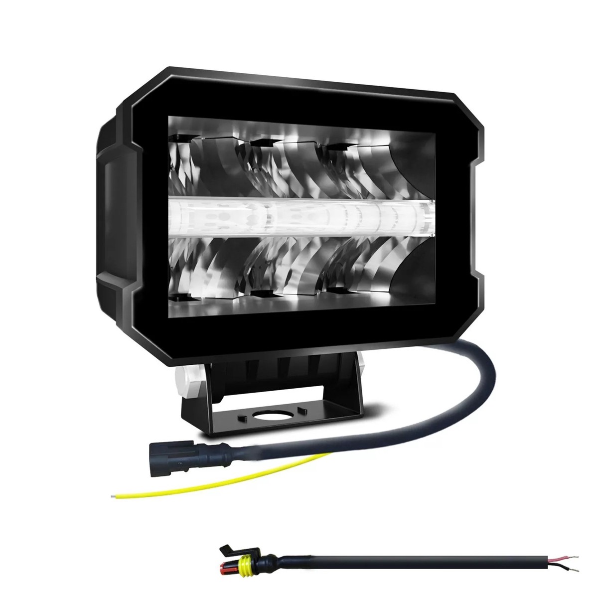 100W 10000LM Waterproof LED Light Bar 5-Inch 8211 Perfect for Trucks Boats Tractors