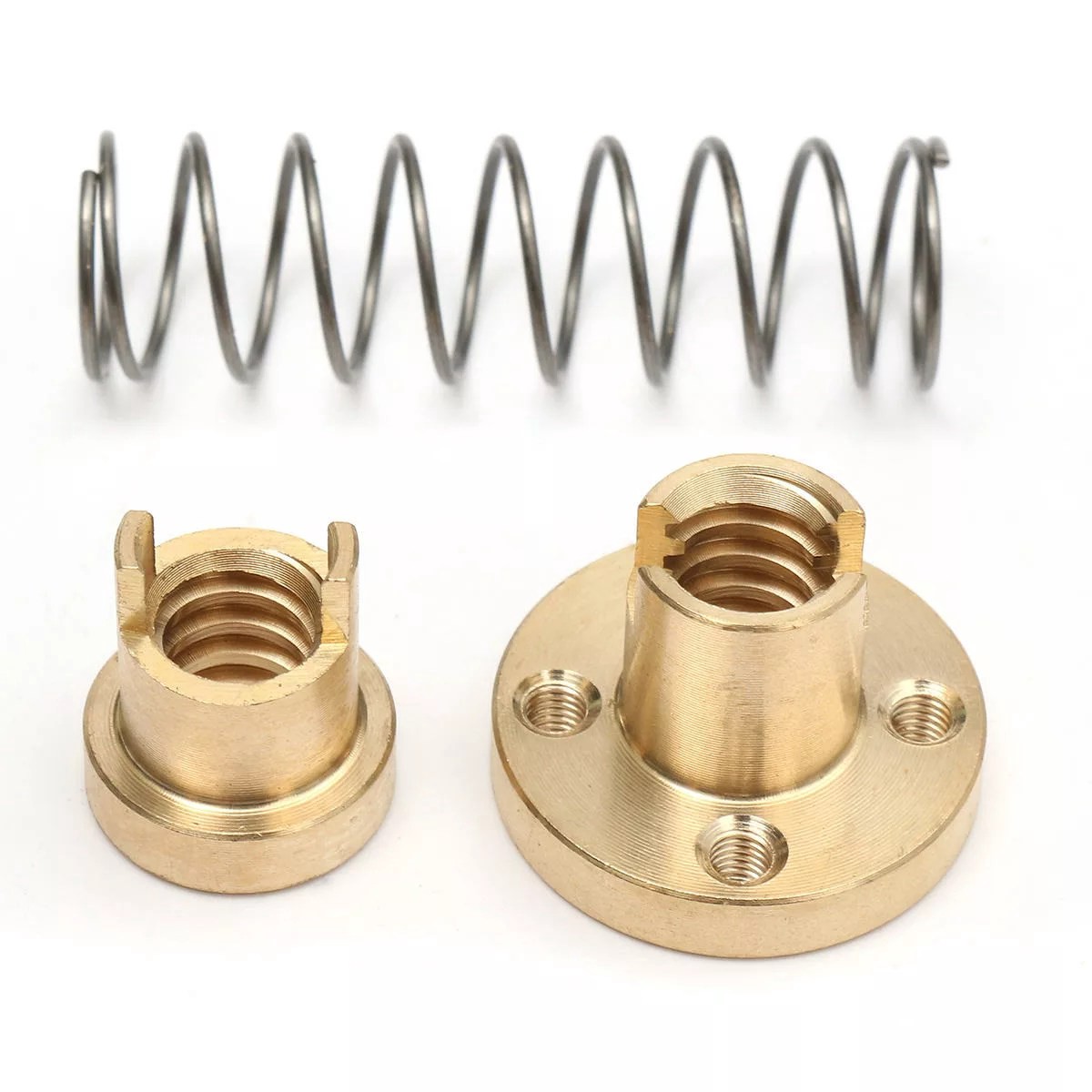 10pcs T8 Anti-Backlash Spring-Loaded Nuts for 2mm Acme Threaded Lead Screws