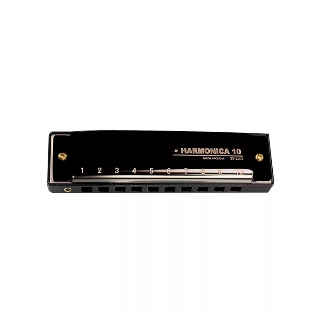10-Hole Diatonic Blues Harmonica 8211 Key of C 20-Tone Mouth Organ