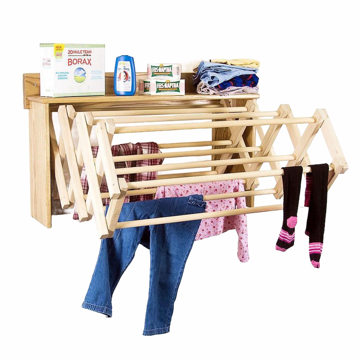 Accordion Wall Clothes Dryer Large