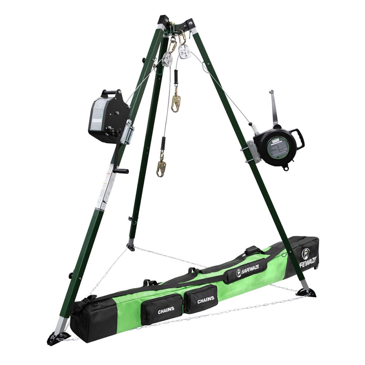 10 Tech Tripod Kit 65 Personnel Winch 65 3-Way