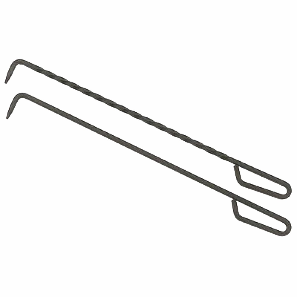 Steel Fire Poker With Loop Handle StraightShaft